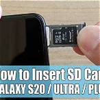 does samsung s20 have sd card slot